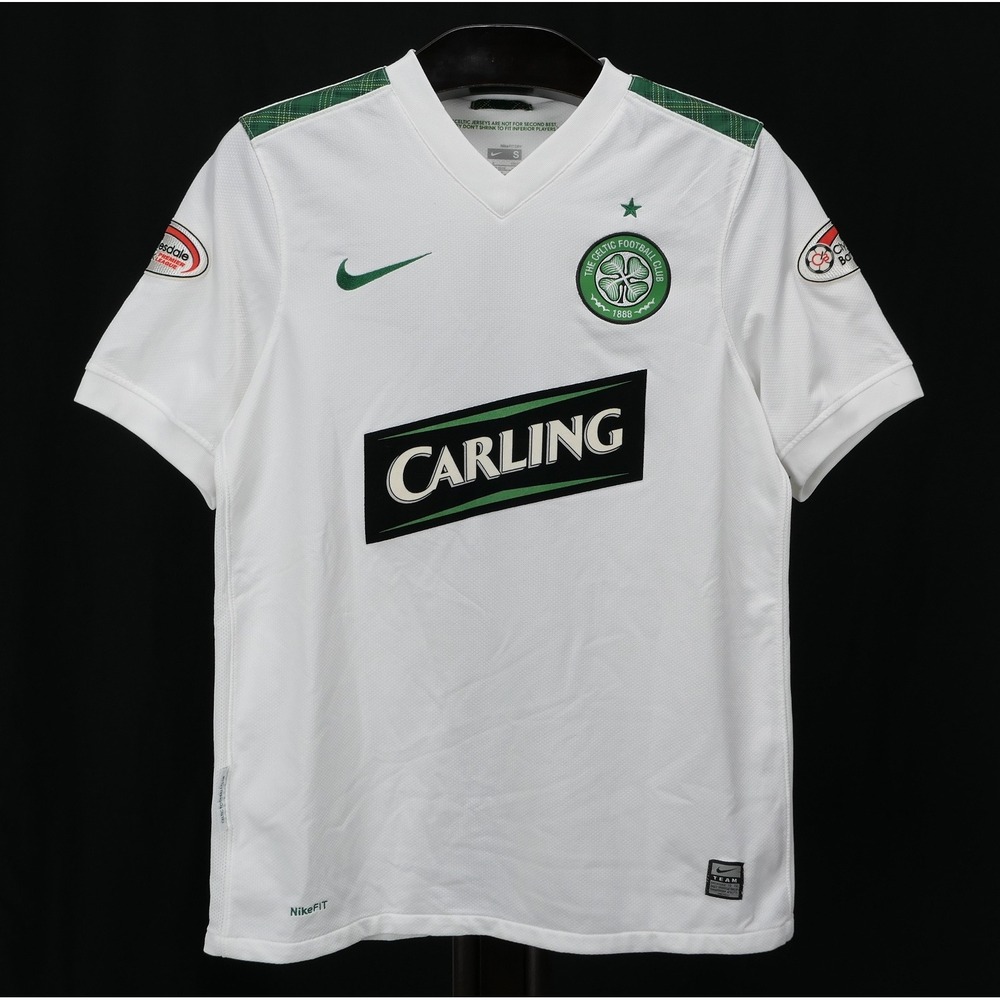 Nike Celtic FC 2009/10 Third Euro Away Shirt McDONALD #7 SPL Patches VTG Mens S